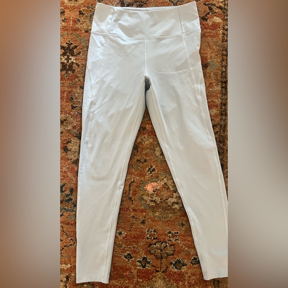 Girlfriend Collective White High-Waisted Leggings and Crop Top Set - Picture 5 of 8